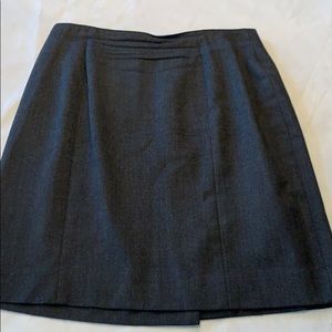 Talbots gray career suit skirt 12P
